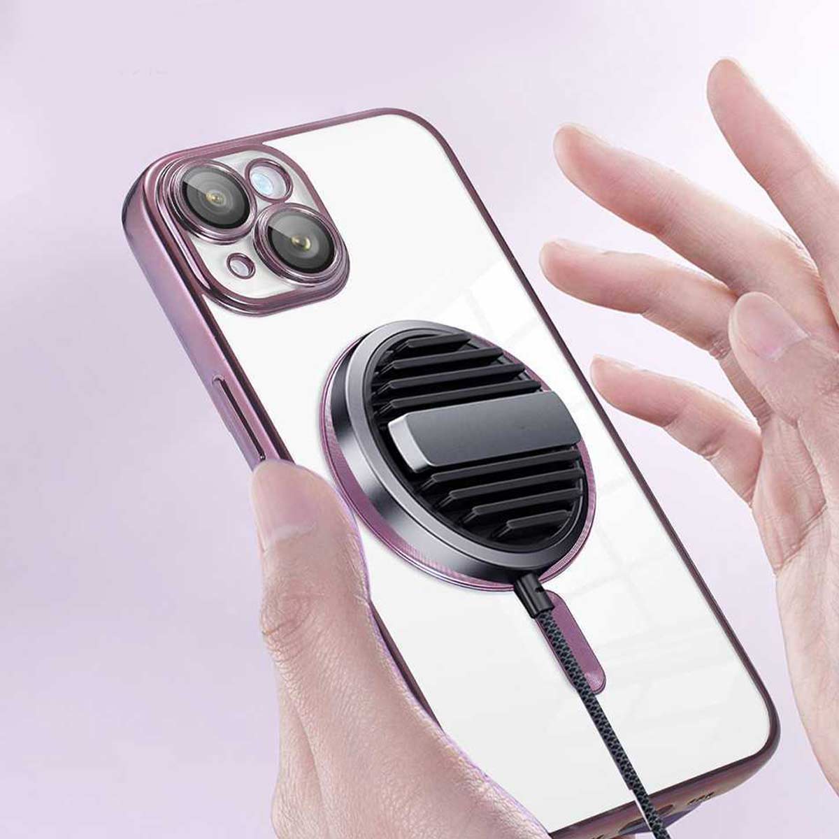 Metallic Premium MagSafe Camera Cut out iPhone Case